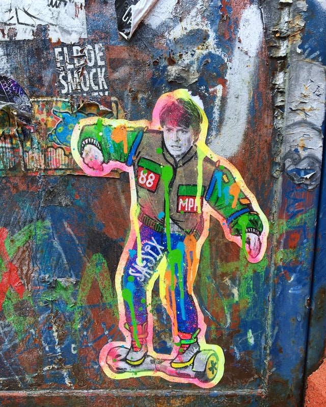 Hoverboard peinture